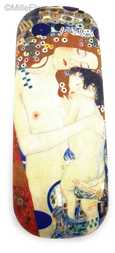 Les 3 âges des Femmes (Gustav Klimt) Accessoires Etuis à lunettes - Mille Fleurs Tapestries