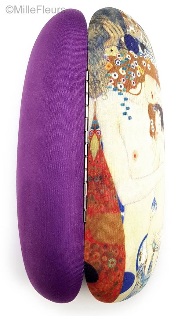 Las 3 Edades de las Mujeres (Gustav Klimt) Accesorios Estuches para gafas - Mille Fleurs Tapestries
