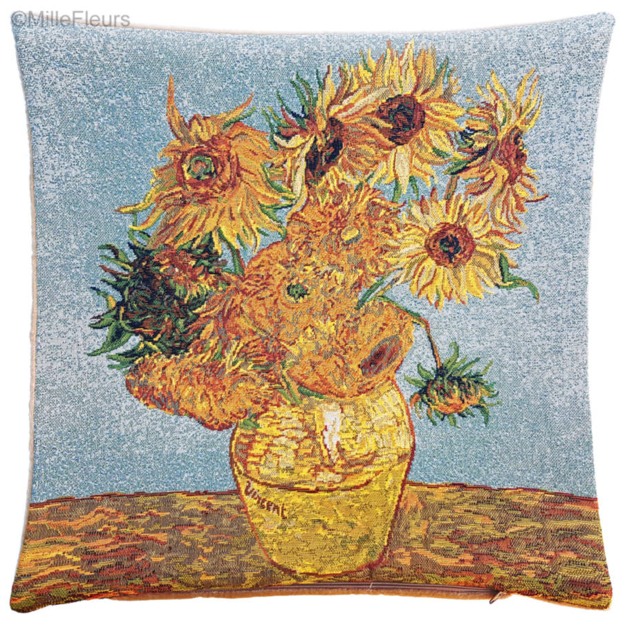 Girasoles (Van Gogh) Fundas de cojín Vincent Van Gogh - Mille Fleurs Tapestries