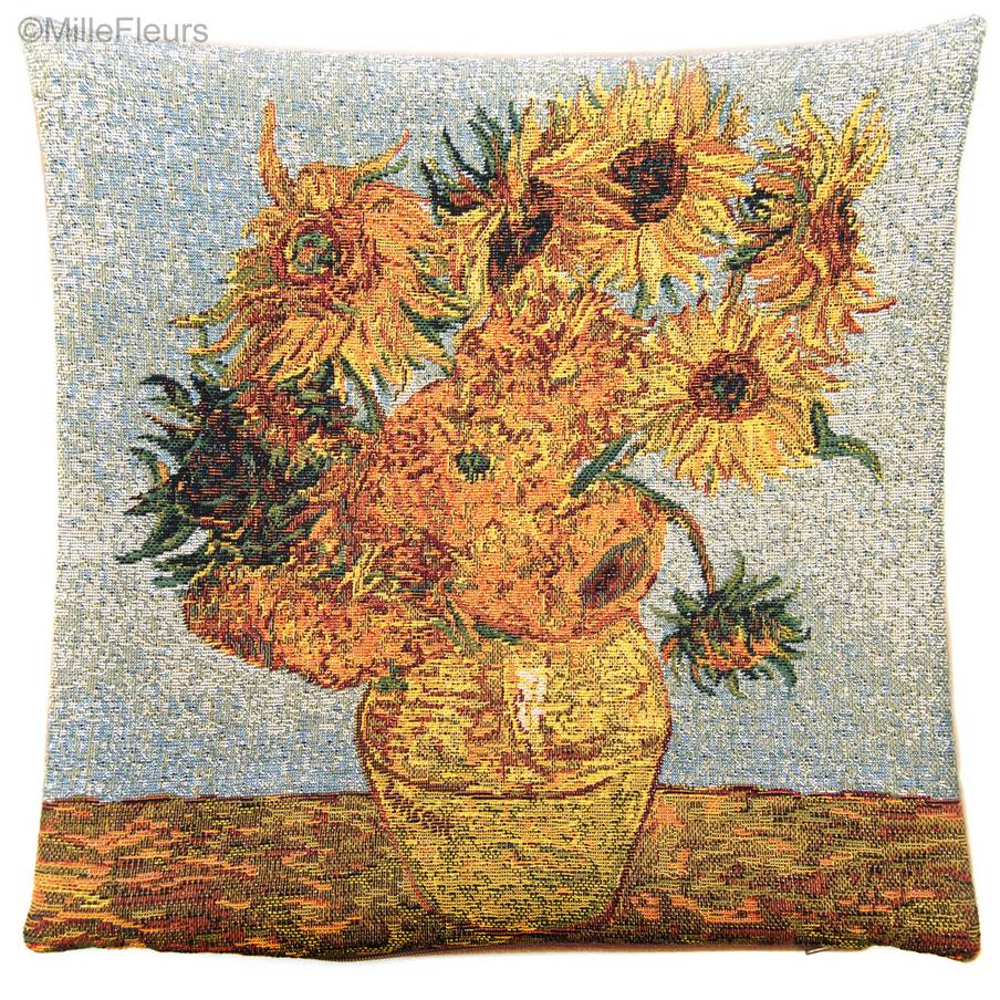 Girasoles (Van Gogh) Fundas de cojín Vincent Van Gogh - Mille Fleurs Tapestries