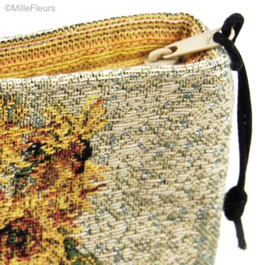 Sunflowers (Van Gogh) Make-up Bags Zipper Pouches - Mille Fleurs Tapestries