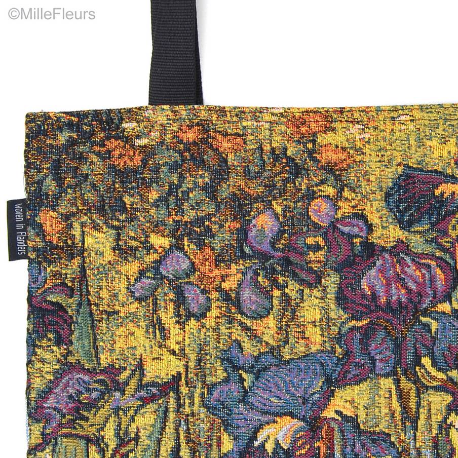 Irisses (Van Gogh) Tote Bags Vincent Van Gogh - Mille Fleurs Tapestries