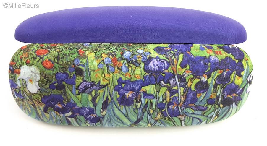 Irissen (Vincent van Gogh) Accessoires Brillenkassen - Mille Fleurs Tapestries