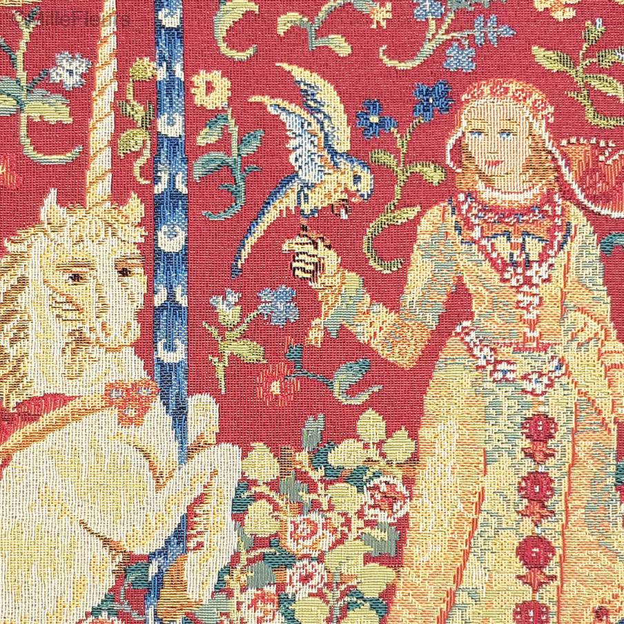 De Smaak Kussenslopen Serie van de Eenhoorn - Mille Fleurs Tapestries
