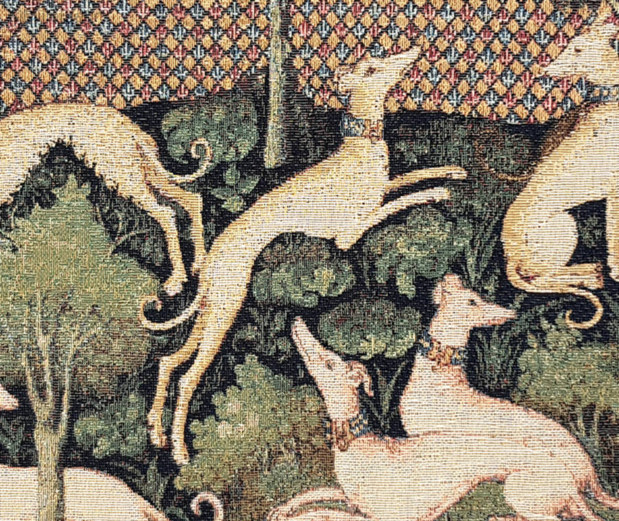 Galgos Fundas de cojín Perros - Mille Fleurs Tapestries