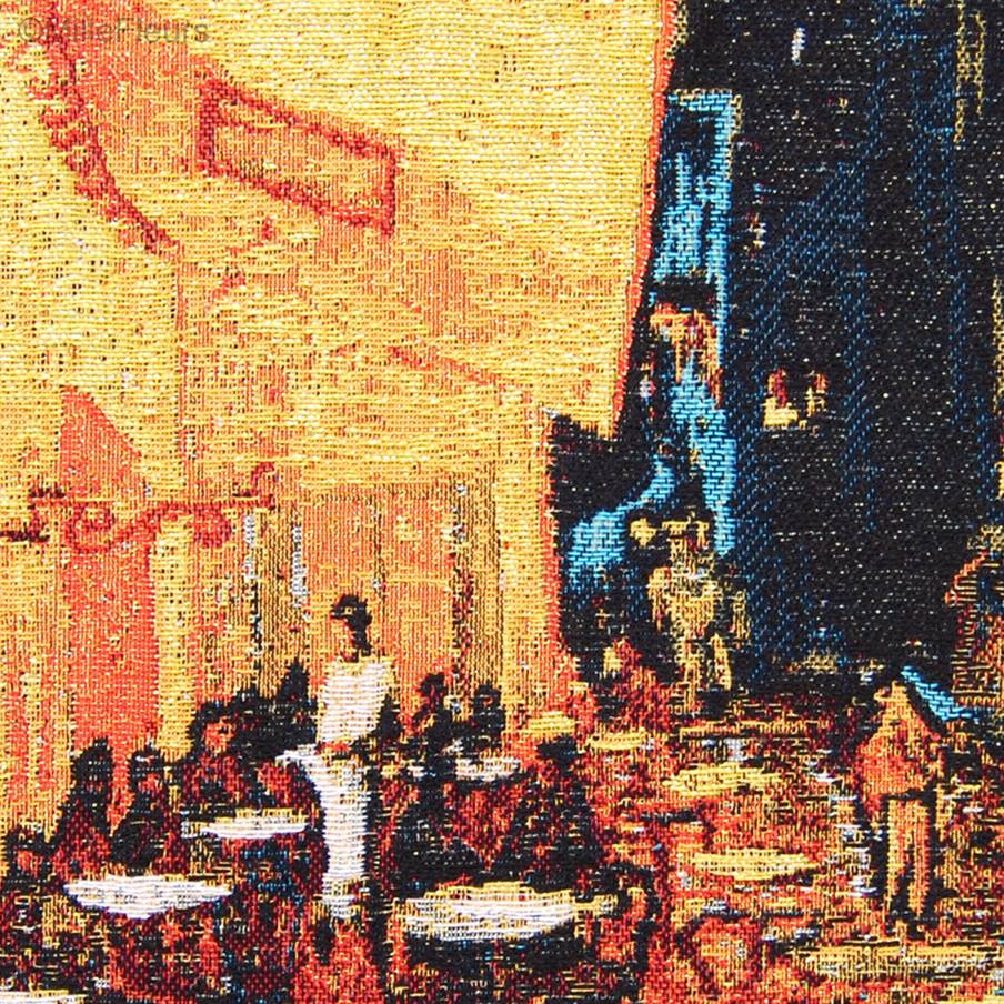 Terrasse du Café Le Soir (Van Gogh) Housses de coussin Vincent Van Gogh - Mille Fleurs Tapestries
