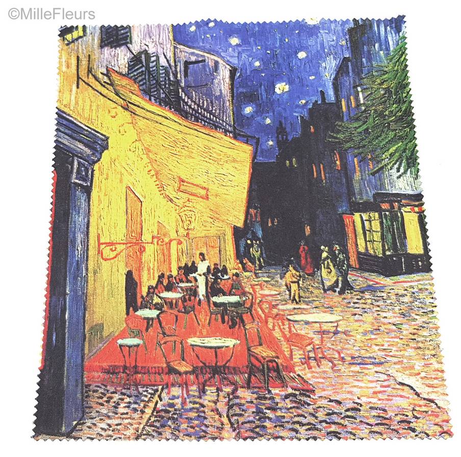 El Café de noche (Vincent Van Gogh) Accesorios Estuches para gafas - Mille Fleurs Tapestries