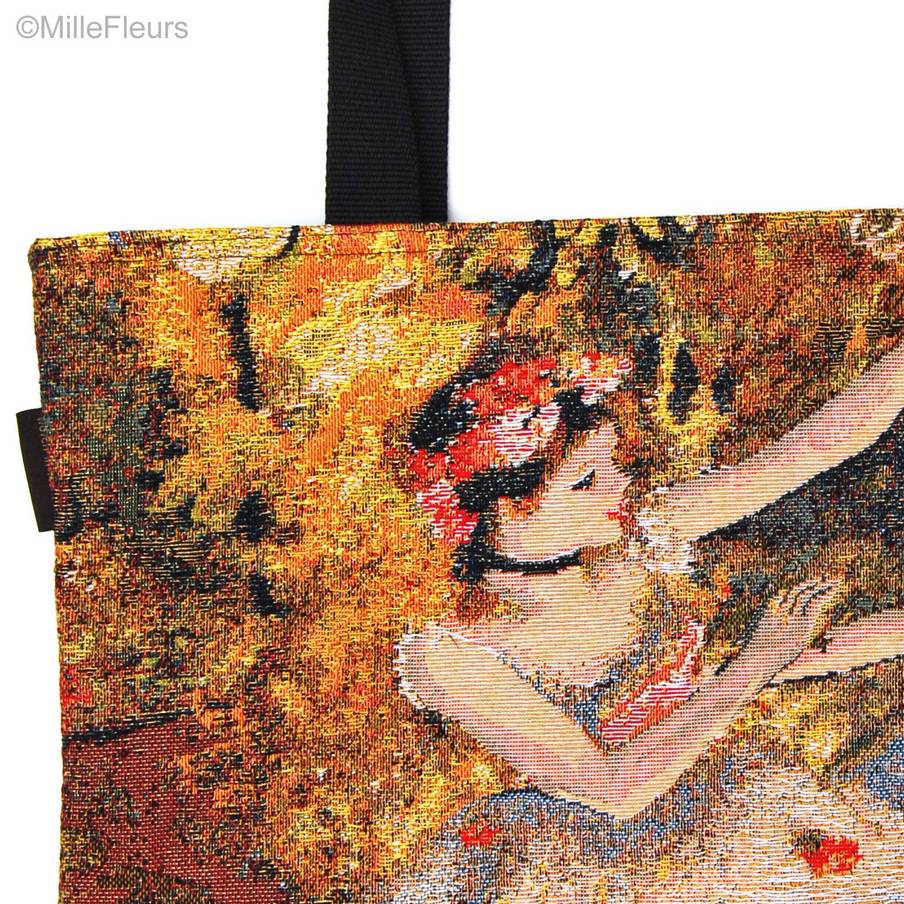Dos Bailarinas (Degas) Bolsas de Compras Obras Maestras - Mille Fleurs Tapestries