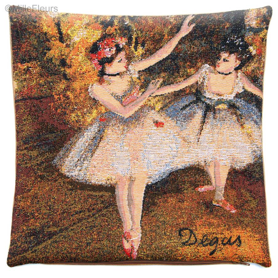Deux Danseuses (Degas) Housses de coussin Chefs-d'œuvre - Mille Fleurs Tapestries