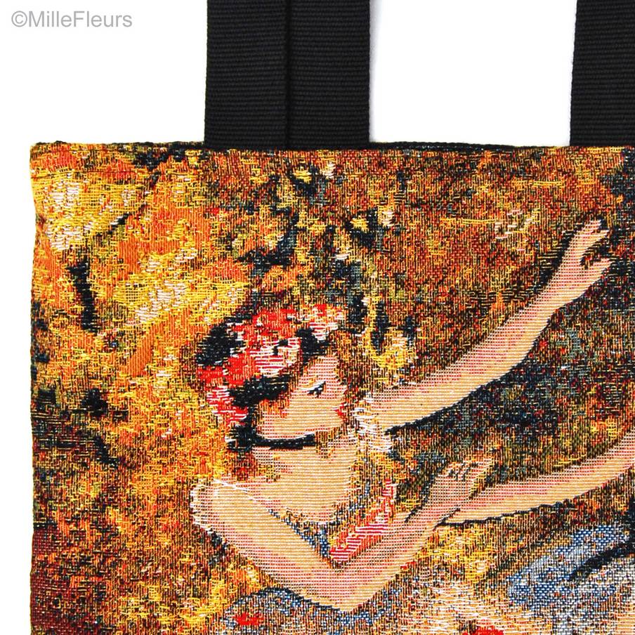 Dos Bailarinas (Degas) Bolsas de Compras Obras Maestras - Mille Fleurs Tapestries