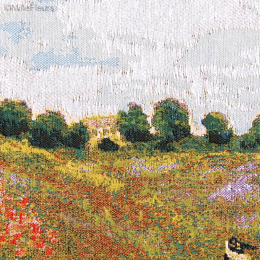 Campo de las Amapolas (Monet) Fundas de cojín Claude Monet - Mille Fleurs Tapestries
