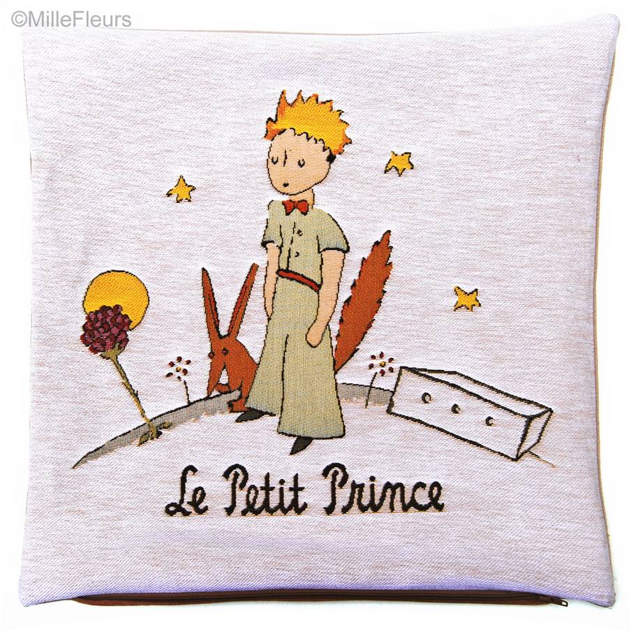 The Little Prince with fox (Antoine de Saint-Exupéry) Tapestry cushions The Little Prince - Mille Fleurs Tapestries
