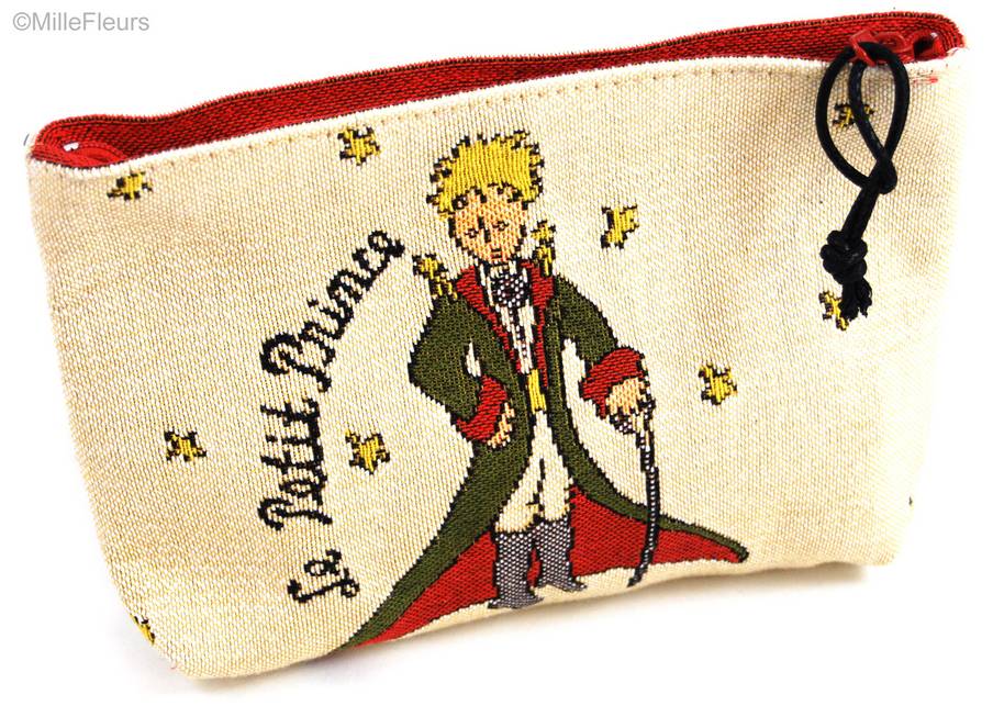 Le Petit Prince avec manteau/renard Sacs de Maquillage Pochettes Zippées - Mille Fleurs Tapestries