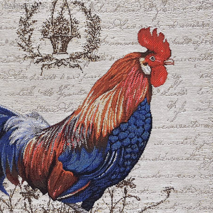 Coq Housses de coussin Oiseaux - Mille Fleurs Tapestries