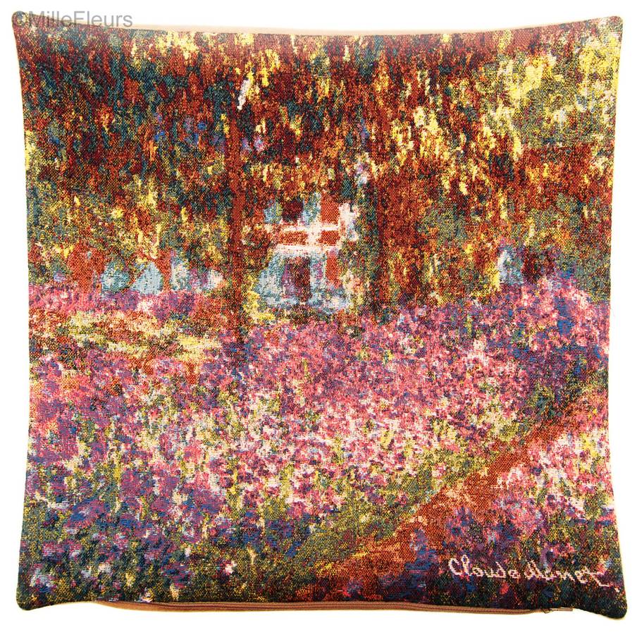 Iris dans le Jardin (Monet) Housses de coussin Claude Monet - Mille Fleurs Tapestries