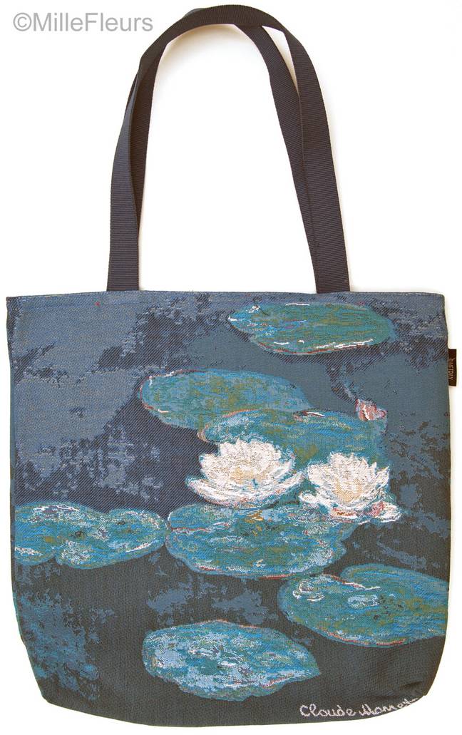 Water Lilies (Monet) Tote Bags Masterpieces - Mille Fleurs Tapestries