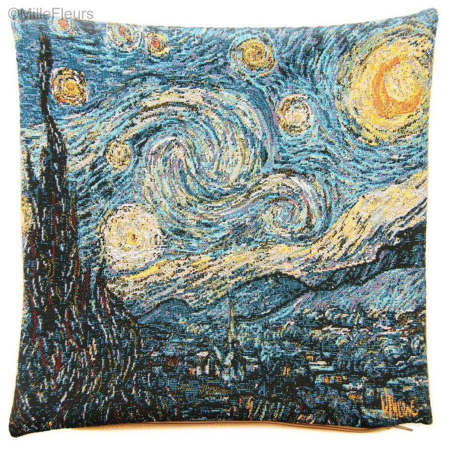 La Nuit Étoilée (Van Gogh) Housses de coussin Vincent Van Gogh - Mille Fleurs Tapestries