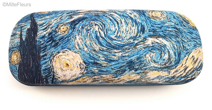 Noche Estrellada (Vincent Van Gogh) Accesorios Estuches para gafas - Mille Fleurs Tapestries