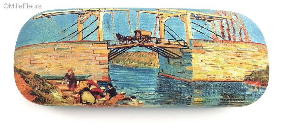 De brug van Arles (Vincent Van Gogh) Accessoires Brillenkassen - Mille Fleurs Tapestries