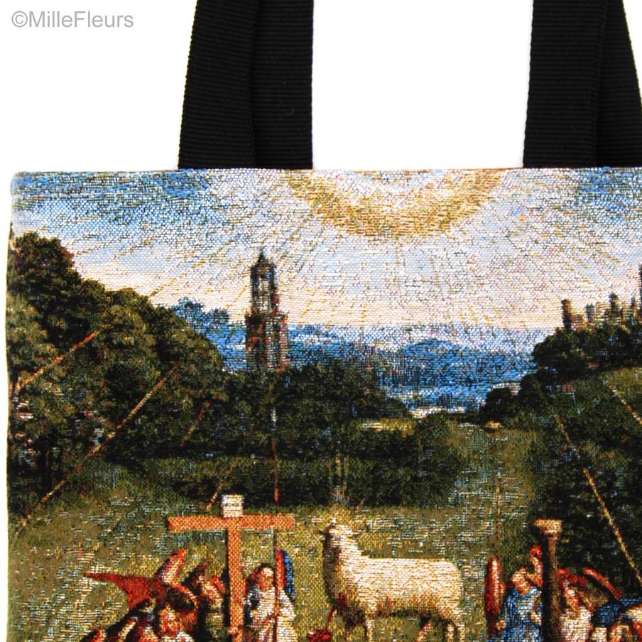 La Adoración del Cordero Místico (van Eyck) Bolsas de Compras Obras Maestras - Mille Fleurs Tapestries