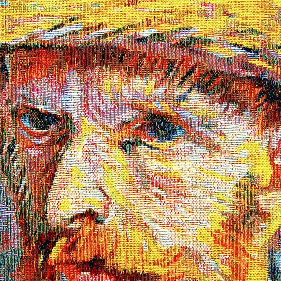 Autoportrait (Van Gogh) Housses de coussin Vincent Van Gogh - Mille Fleurs Tapestries