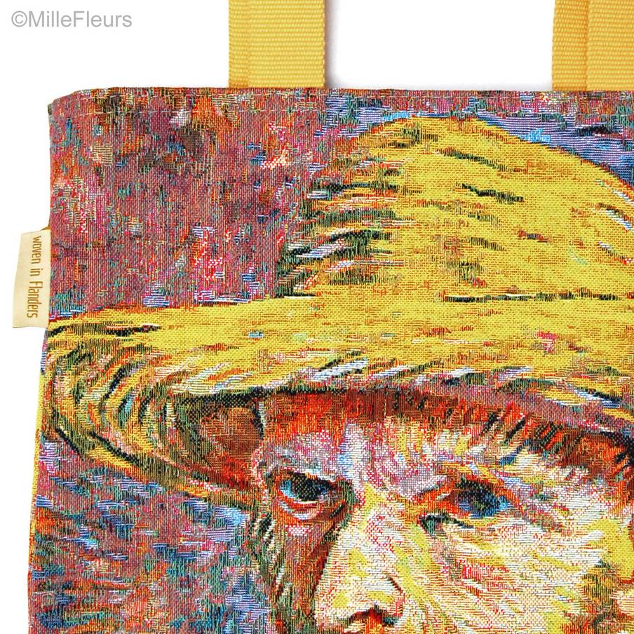 Autorretrato (Van Gogh) Bolsas de Compras Vincent Van Gogh - Mille Fleurs Tapestries