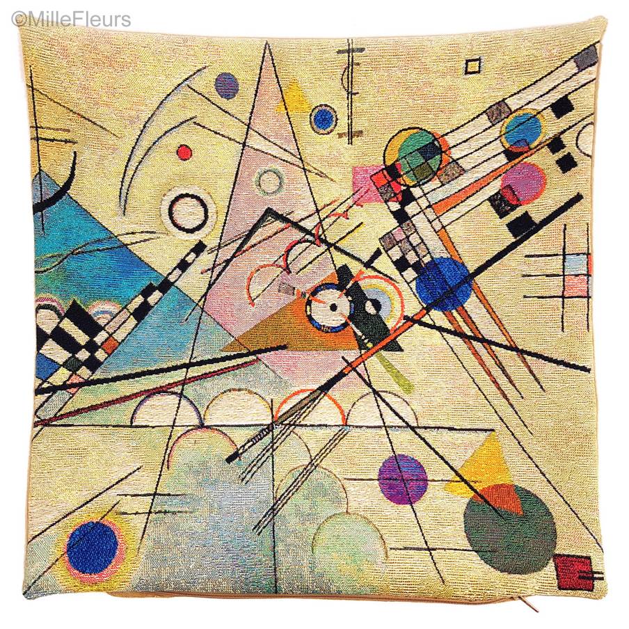 Composition VIII (Kandinsky) Tapestry cushions Masterpieces - Mille Fleurs Tapestries