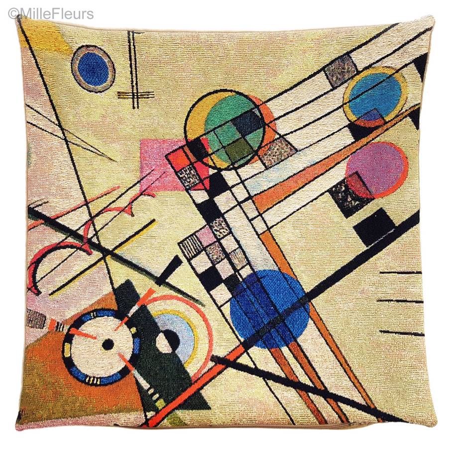 Composition VIII (Kandinsky) Housses de coussin Chefs-d'œuvre - Mille Fleurs Tapestries
