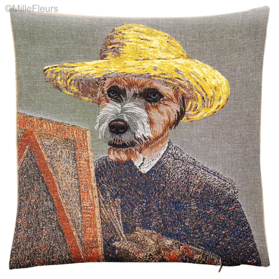 Dog Van Gogh Tapestry cushions Dogs - Mille Fleurs Tapestries