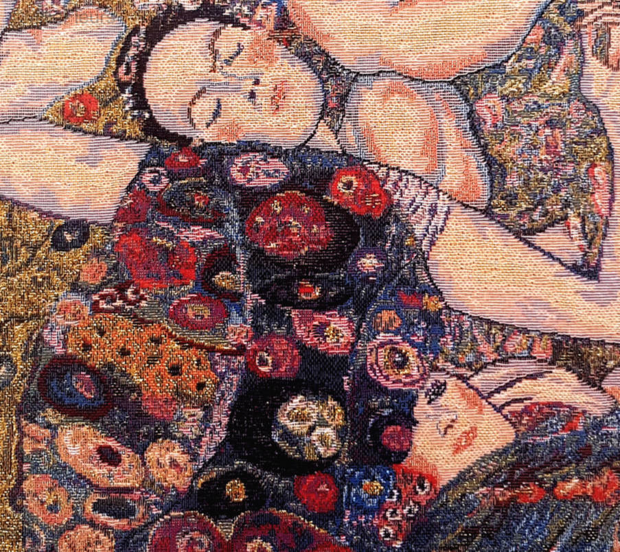 La Virgen (Klimt) Fundas de cojín Gustav Klimt - Mille Fleurs Tapestries