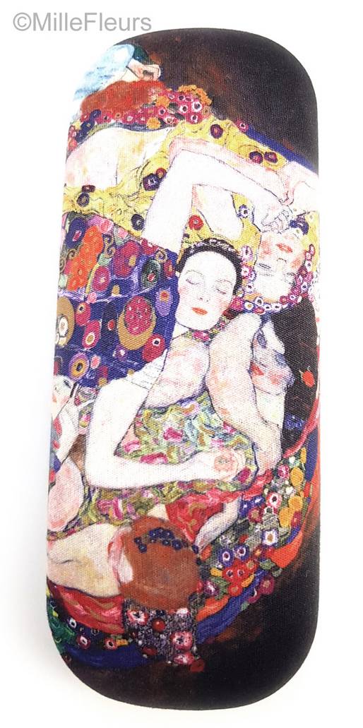 Las Vírgenes (Gustav Klimt) Accesorios Estuches para gafas - Mille Fleurs Tapestries