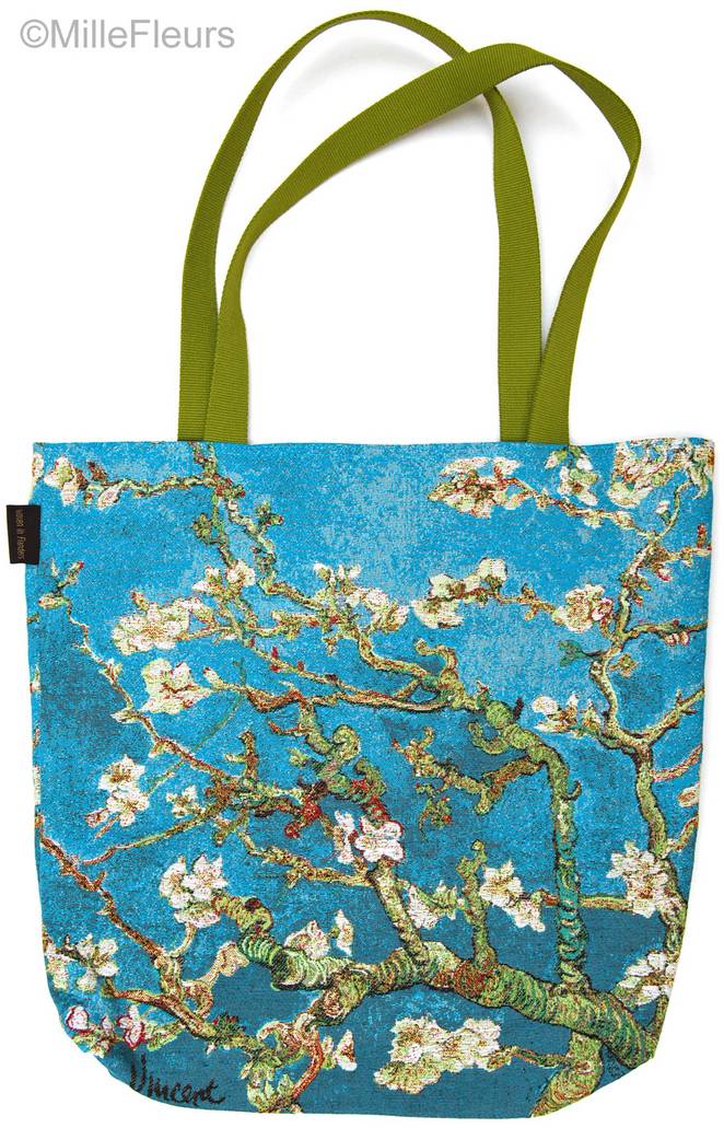 Almendra (Van Gogh) Bolsas de Compras Vincent Van Gogh - Mille Fleurs Tapestries