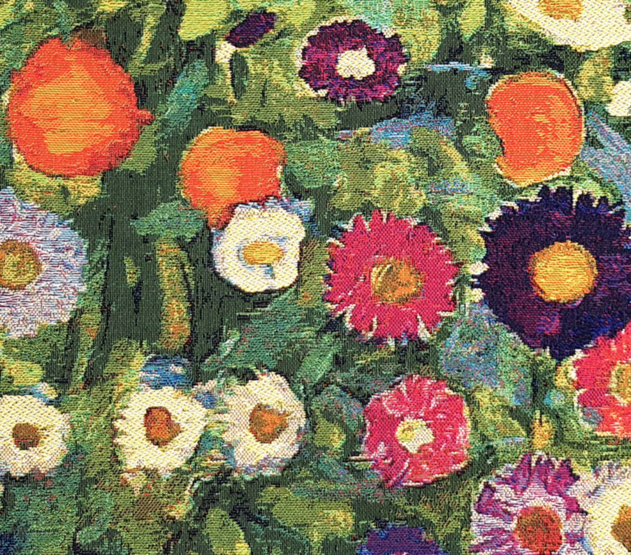 Jardin de Fleurs (Klimt) Housses de coussin Gustav Klimt - Mille Fleurs Tapestries