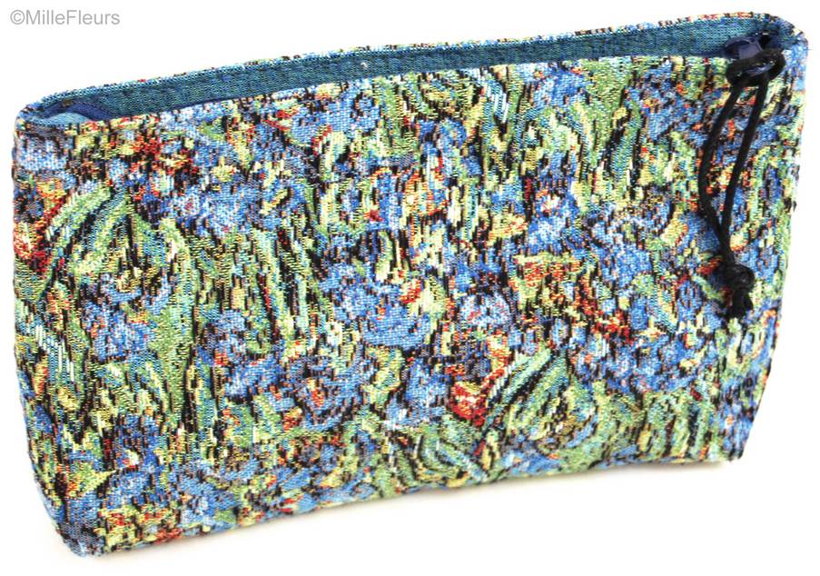 Lirios (Van Gogh) Bolsas de Maquillaje Estuches con Cremallera - Mille Fleurs Tapestries