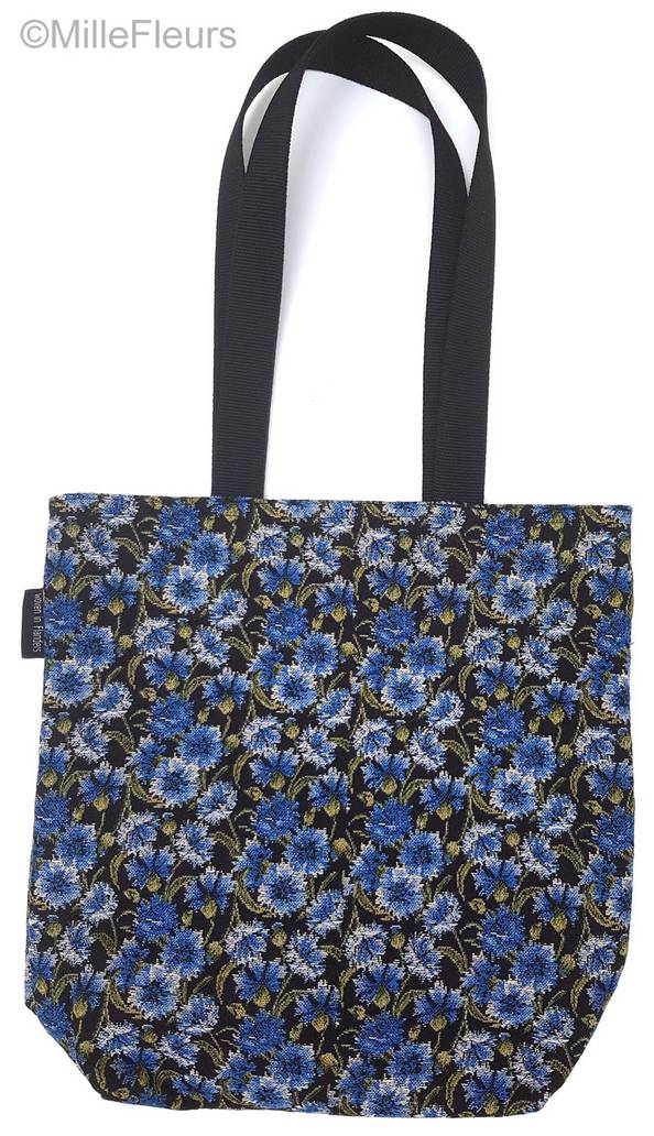 Cornflower Tote Bags Flowers - Mille Fleurs Tapestries