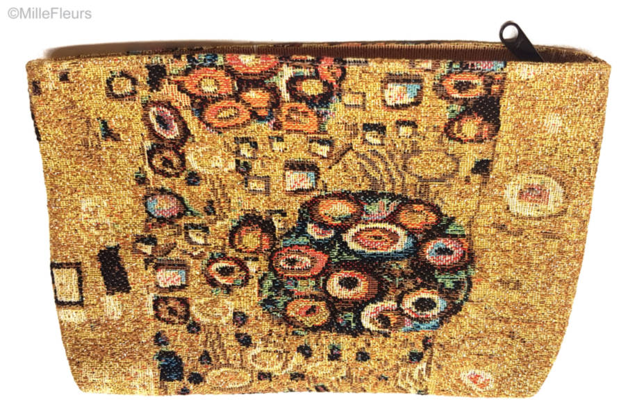 Klimt Ropa Bolsas de Maquillaje Estuches con Cremallera - Mille Fleurs Tapestries