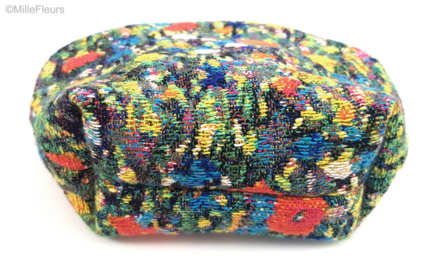 Jardín de Flores (Klimt) Bolsas de Maquillaje Estuches con Cremallera - Mille Fleurs Tapestries