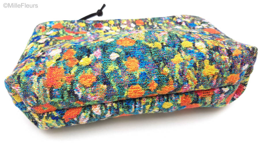 Jardin de Fleurs (Klimt) Sacs de Maquillage Pochettes Zippées - Mille Fleurs Tapestries