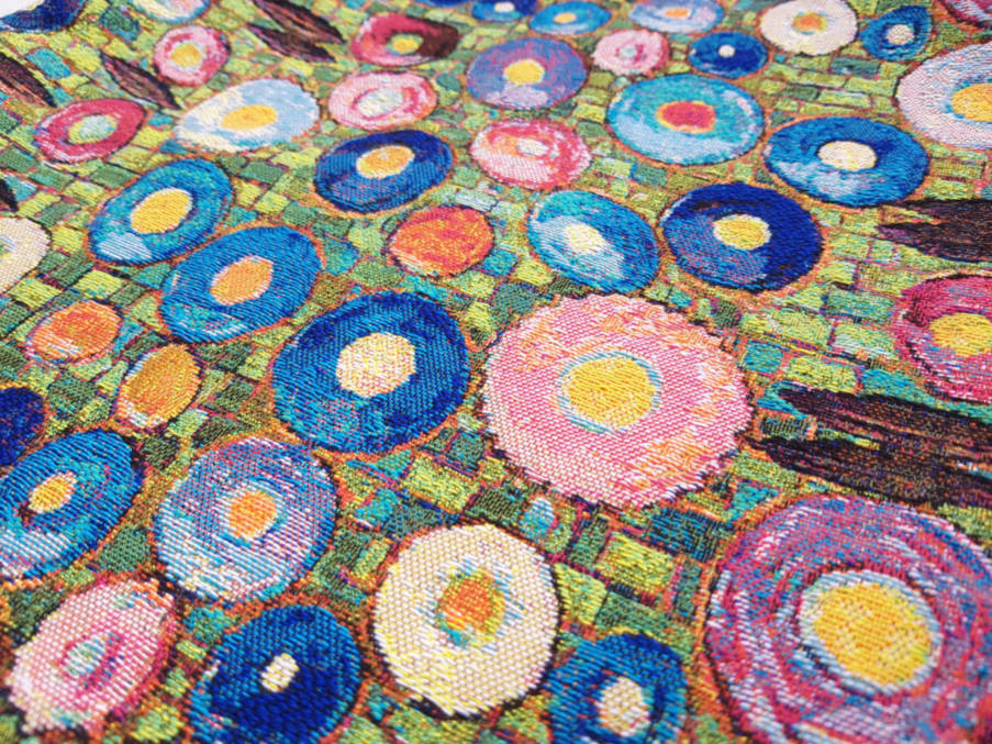 Klimt Círculos Bolsas de Compras Gustav Klimt - Mille Fleurs Tapestries