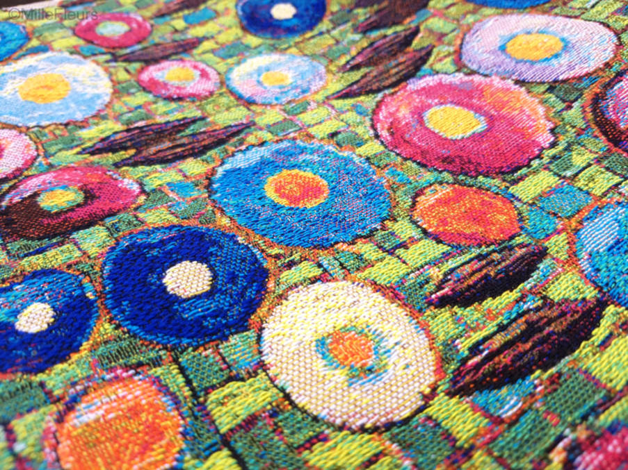 Klimt Círculos Bolsas de Compras Gustav Klimt - Mille Fleurs Tapestries