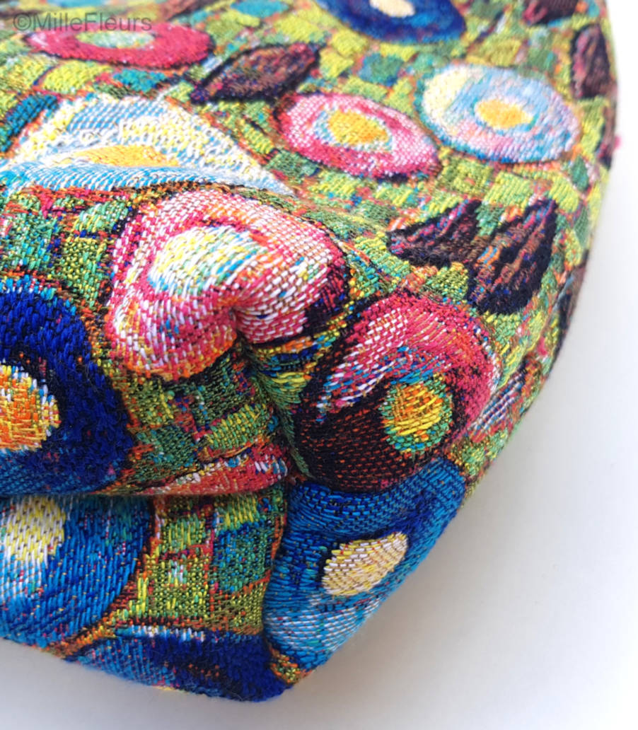 Klimt Circles Tote Bags Gustav Klimt - Mille Fleurs Tapestries