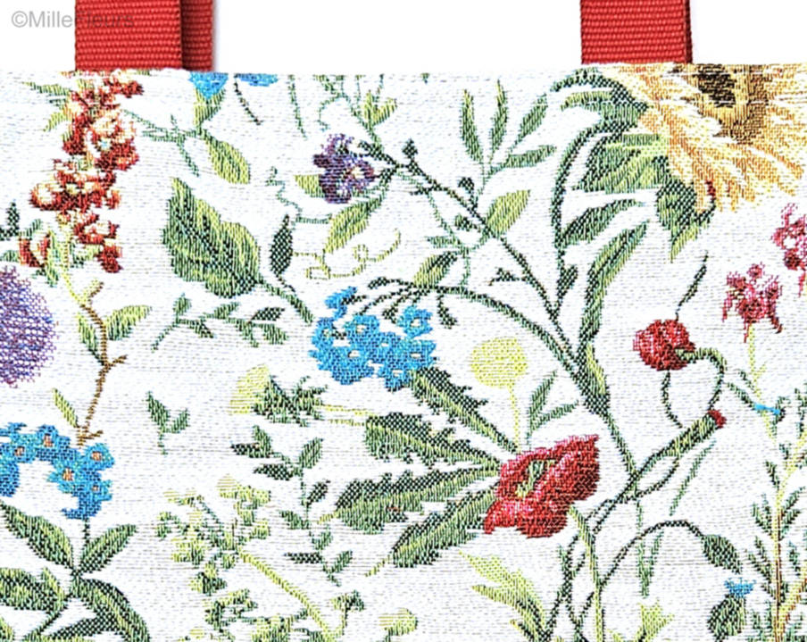 Flores de Campo Bolsas de Compras Flores - Mille Fleurs Tapestries