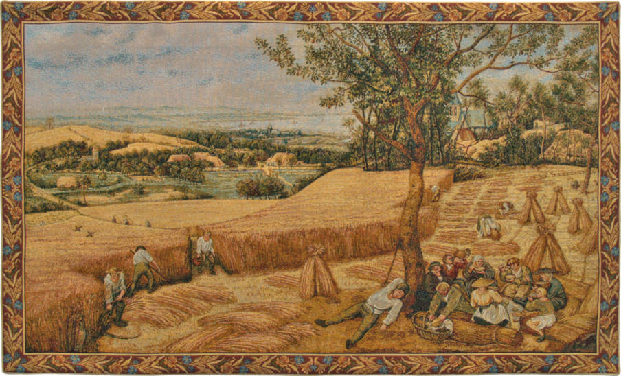 De Oogst (Brueghel) Wandtapijten Meesterwerken - Mille Fleurs Tapestries