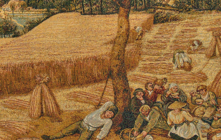 De Oogst (Brueghel) Wandtapijten Meesterwerken - Mille Fleurs Tapestries