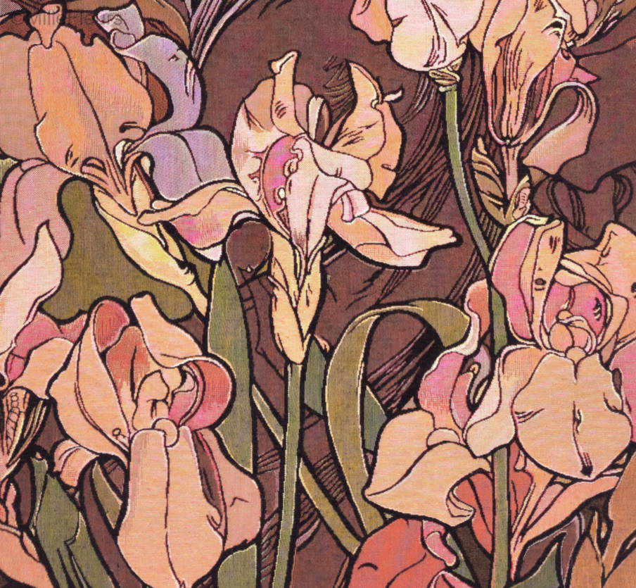Améthyste (Mucha) Tapisseries murales Alfons Mucha - Mille Fleurs Tapestries
