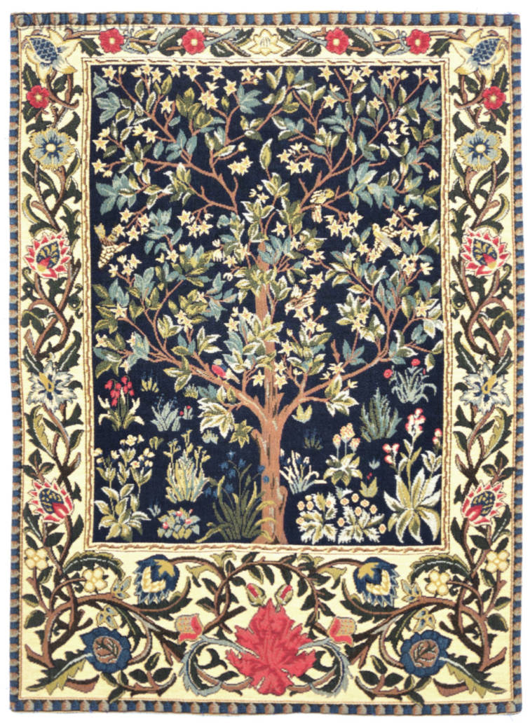 Tree of Life (William Morris) Wall tapestries William Morris and Co - Mille Fleurs Tapestries