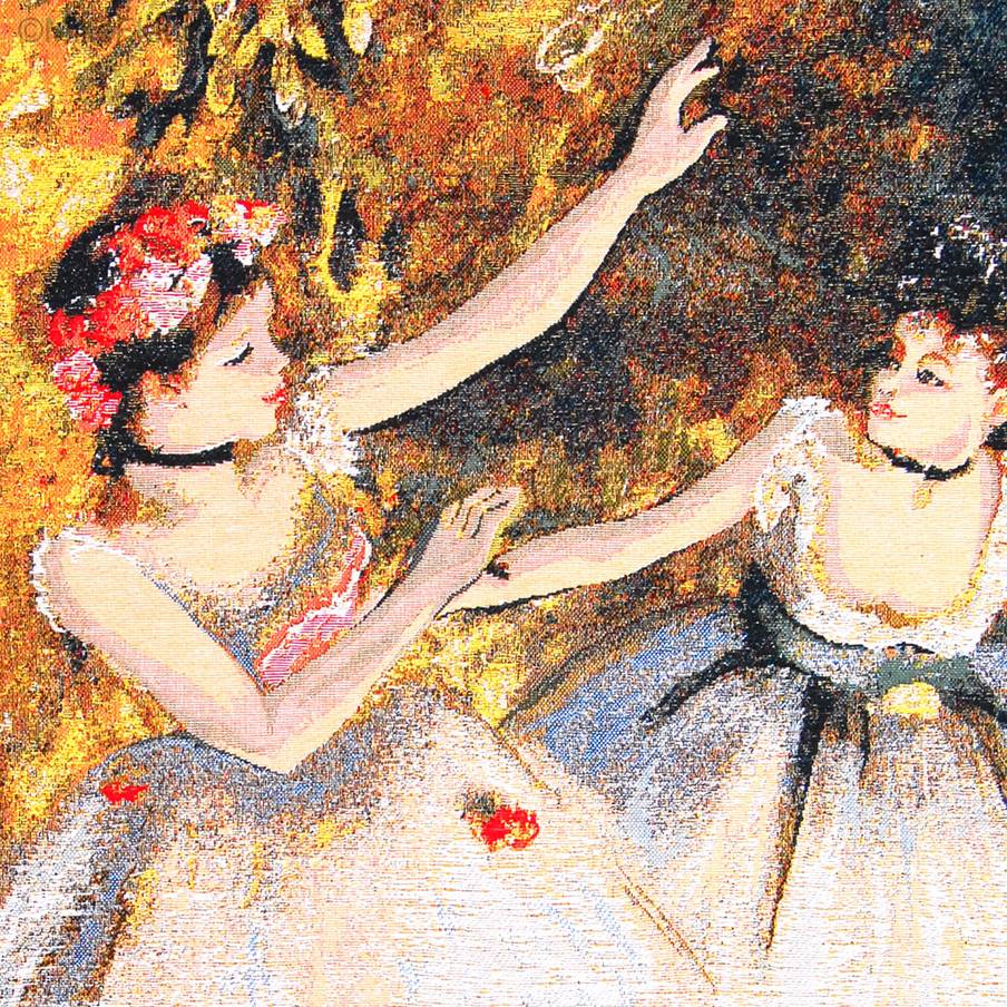 Dos Bailarinas (Degas) Tapices de pared Obras Maestras - Mille Fleurs Tapestries