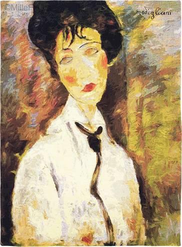 Mujer con Corbata Negra (Modigliani)