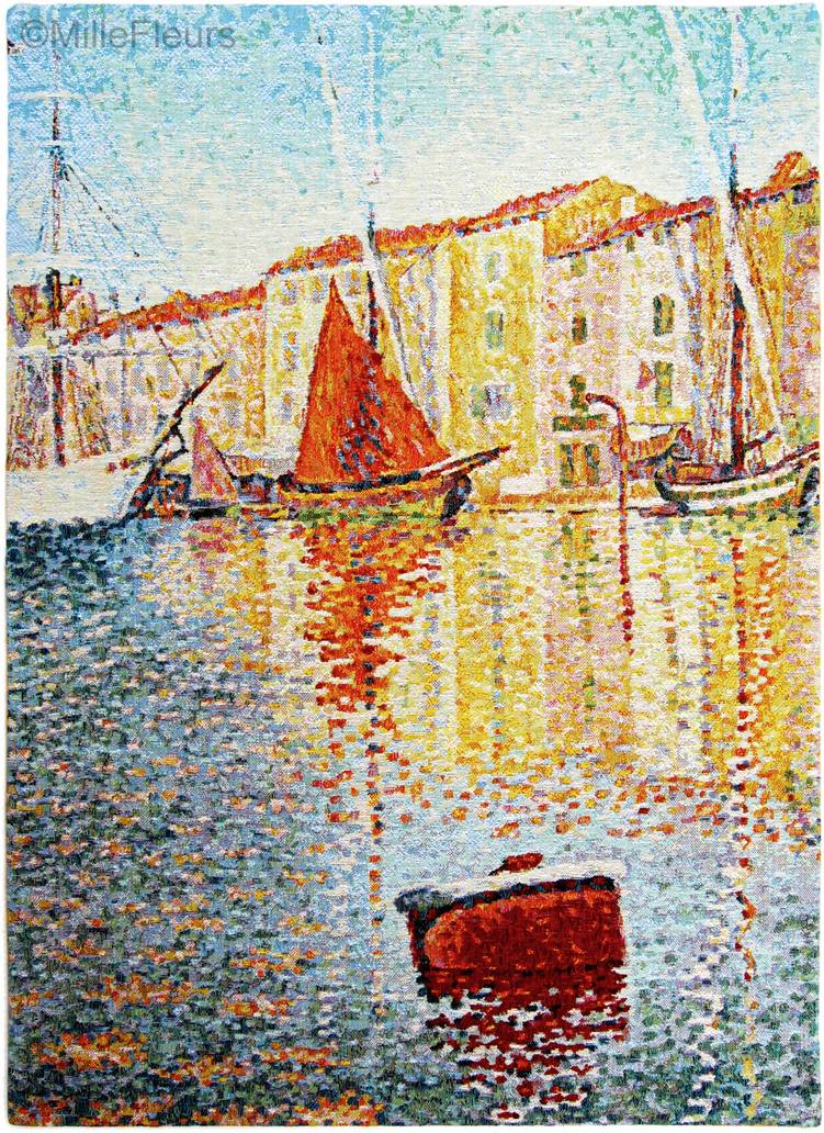 Saint-Tropez (Signac) Wandtapijten Meesterwerken - Mille Fleurs Tapestries