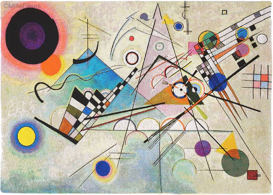 Composition VIII (Kandinsky) Wall tapestries Masterpieces - Mille Fleurs Tapestries